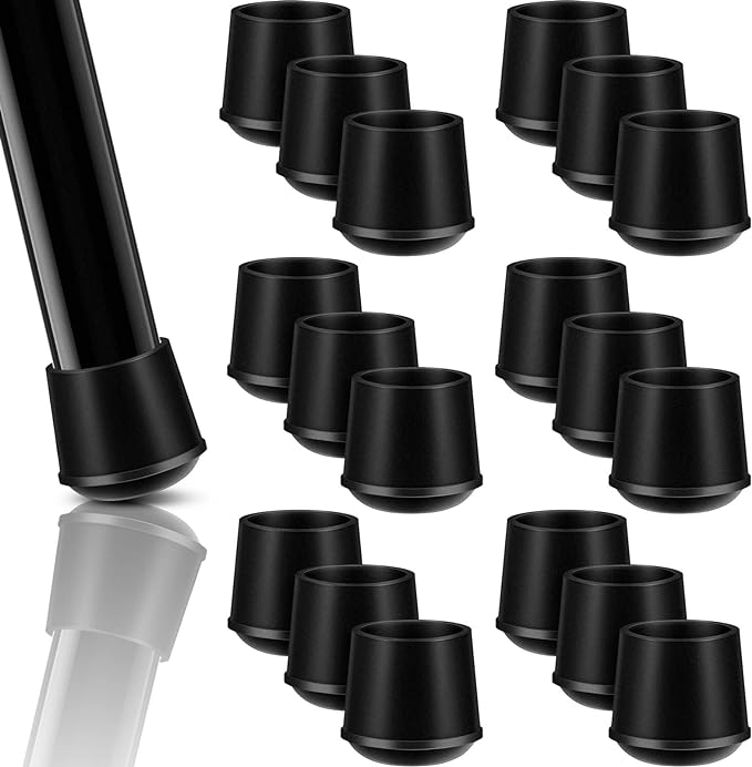 Furniture Hardware Legs - 24 PCS รอบเฟอร์นิเจอร์เท้า Caps เก้าอี้โซฟา Anti-SLIP