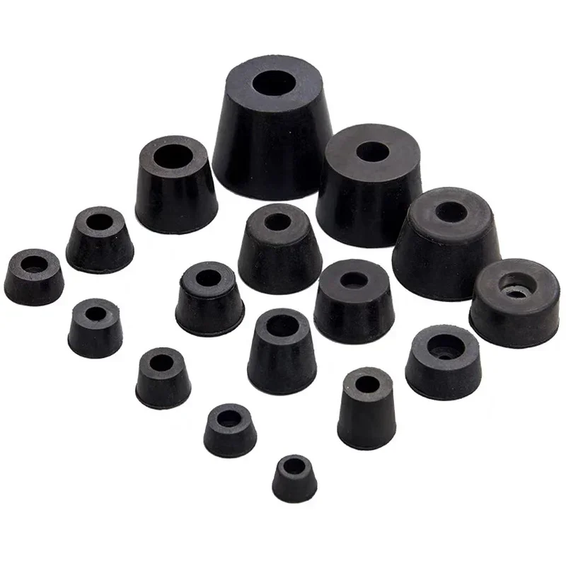 Furniture Hardware Legs - 8pcs ยางสีดําฟุตเก้าอี้ Protector Anti SLIP เฟอร์นิเจอร์ฟุตโซฟาขาโต๊ะตู้ด้านล่าง
