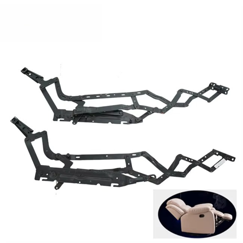 Furniture Hardware Legs - อุปกรณ์ฮาร์ดแวร์เฟอร์นิเจอร์ใหม่ โครงโลหะ กลไกเก้าอี้ปรับเอนได้ ขาสูงแบบสองทิศทาง บานพับเก้าอี้แบบดันหลัง