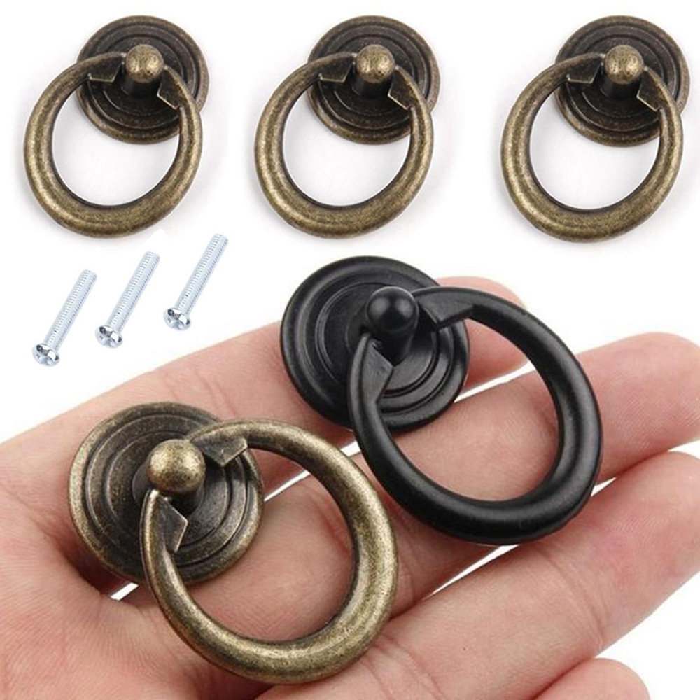 Furniture Hardware Drop Pulls - Vintage สําหรับไม้ฮาร์ดแวร์ Dresser Cabinet Knobs Drop