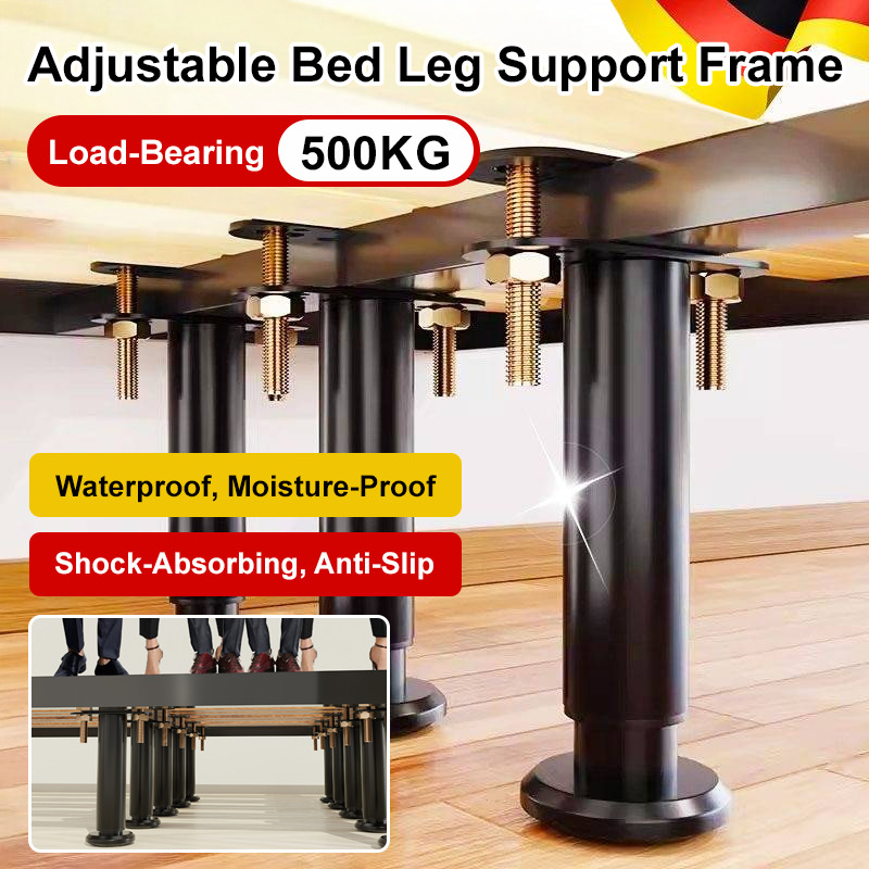 Furniture Hardware Parts - ขายึดขาเตียงแบบหนาพิเศษ โครงเหล็กแข็งแรงสำหรับเสริมโครงเตียง อุปกรณ์ฮาร์ดแวร์เฟอร์นิเจอร์ เพิ่มความมั่นคงของเตียง ติดตั้งง่าย