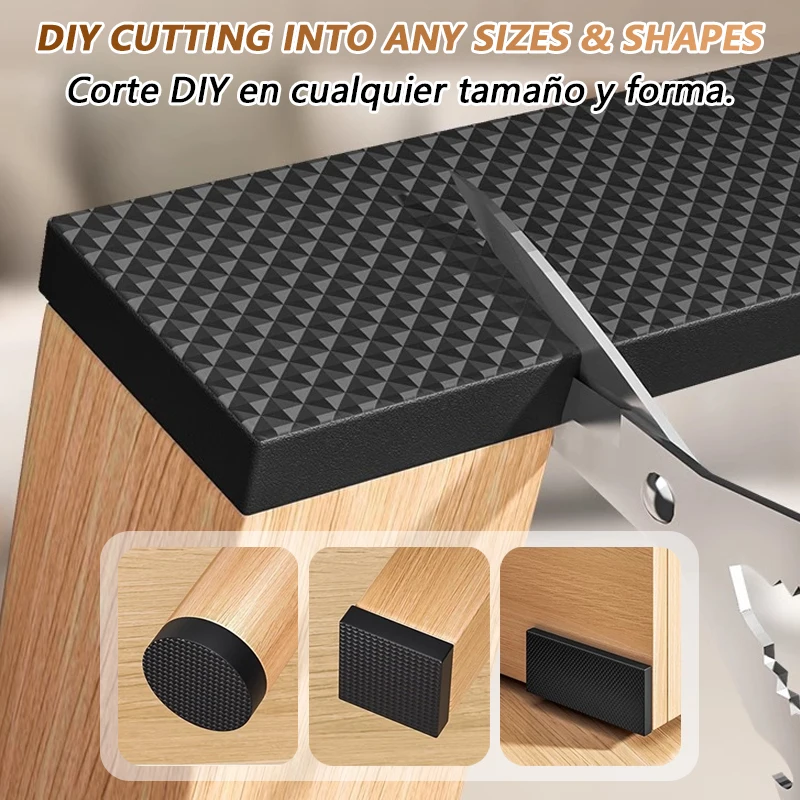 แผ่นรองเฟอร์นิเจอร์กันลื่นยางก - Furniture Hardware Legs บทวิจารณ์และราคา