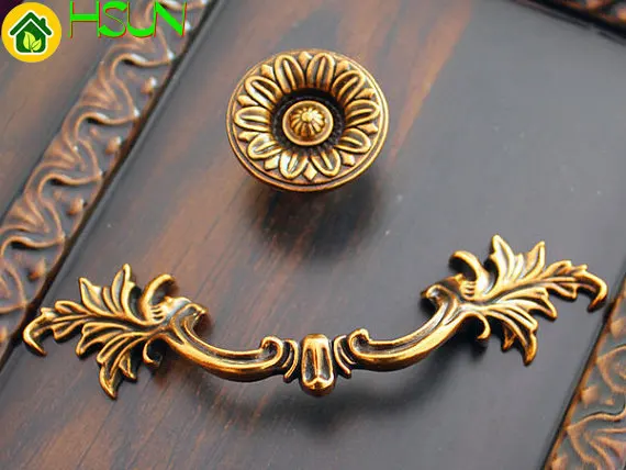 Vintage ลิ้นชักดึง Handles Dro - Furniture Hardware Drop Pulls บทวิจารณ์และราคา