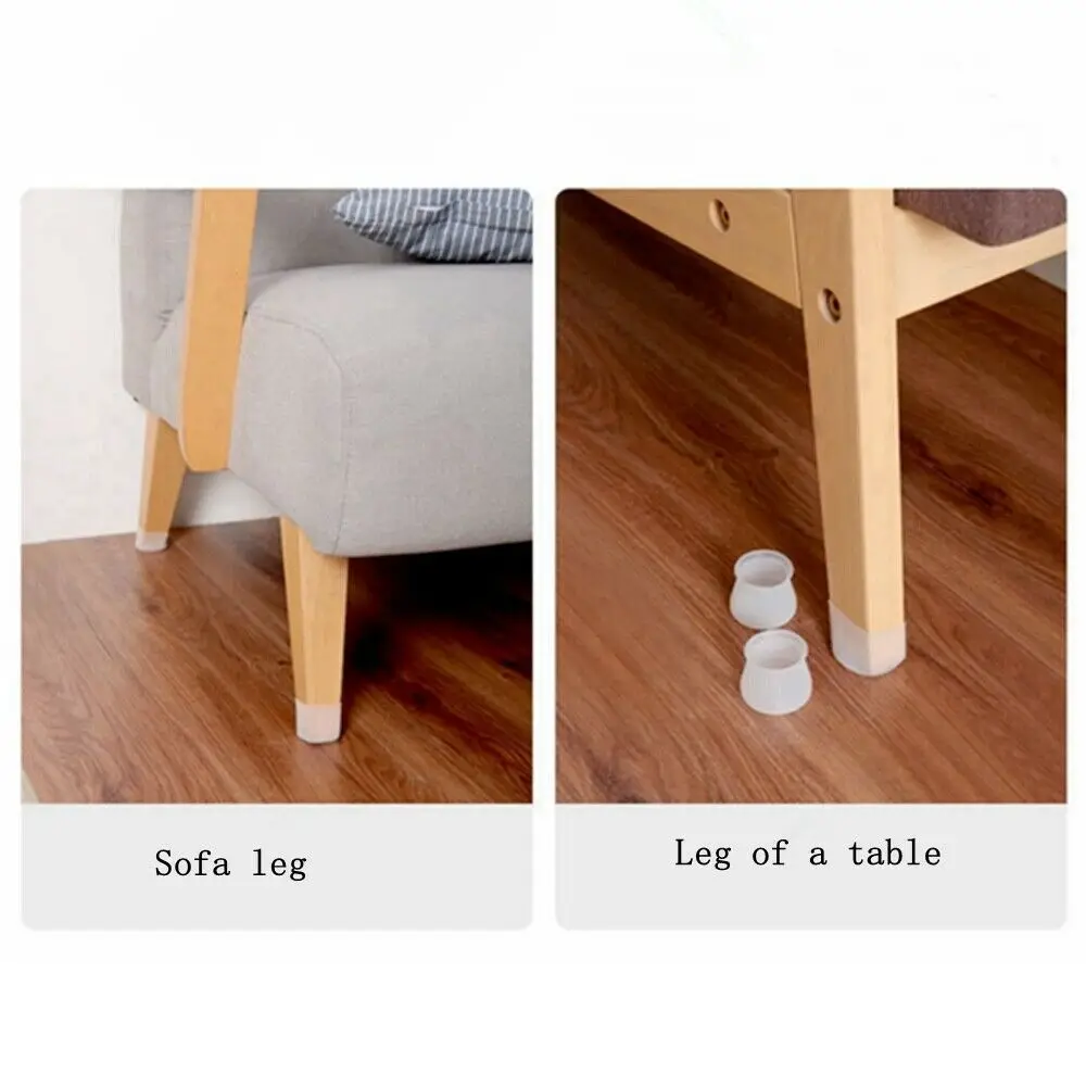 20 ชิ้นเก้าอี้ป้องกันพื้นซิลิโ - Furniture Hardware Legs บทวิจารณ์และราคา
