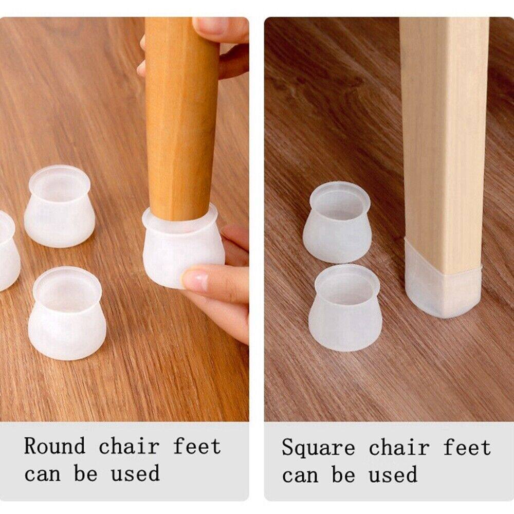 20 ชิ้นเก้าอี้ป้องกันพื้นซิลิโ - Furniture Hardware Legs บทวิจารณ์และราคา