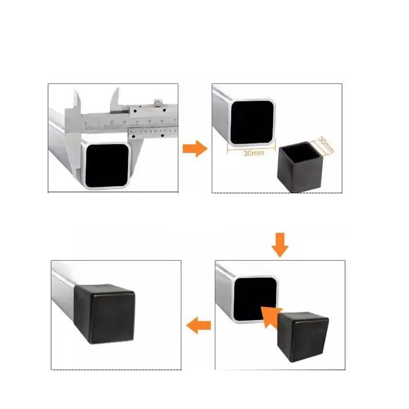 4-16Pcs Non-SLIP เก้าอี้ขา Cap - Furniture Hardware Legs บทวิจารณ์และราคา