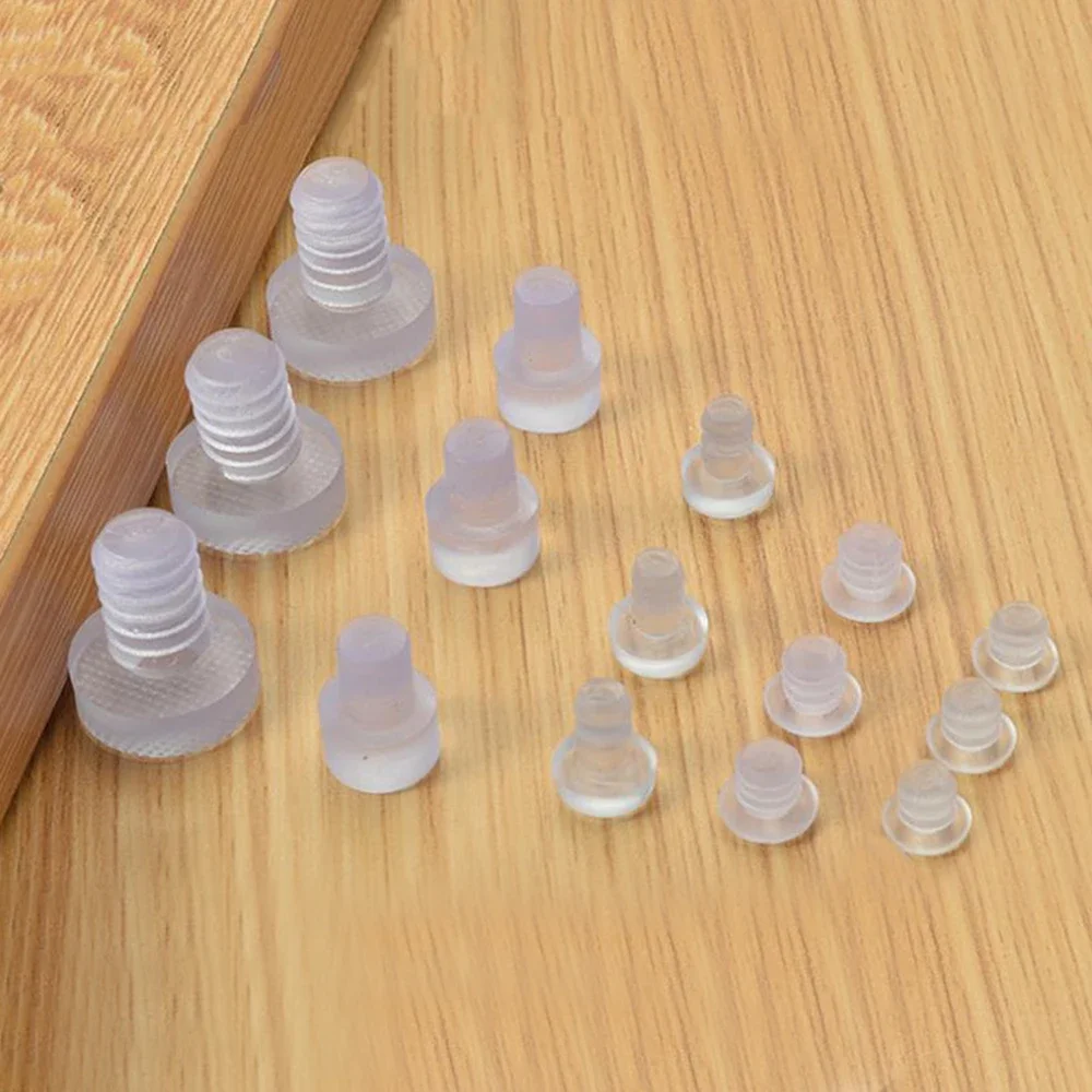 10/20/50/100ชิ้นเฟอร์นิเจอร์ใส - Furniture Hardware Legs บทวิจารณ์และราคา