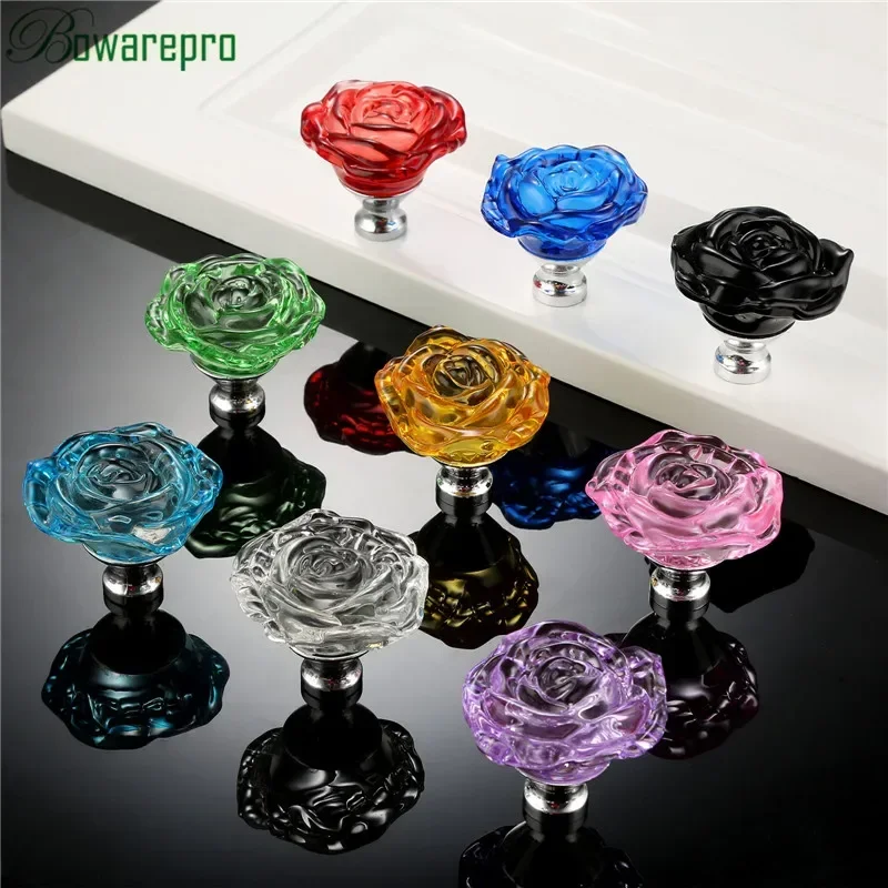 Bowarepro 50 มม.คริสตัลRoseแก้ - Furniture Hardware Factory บทวิจารณ์และราคา
