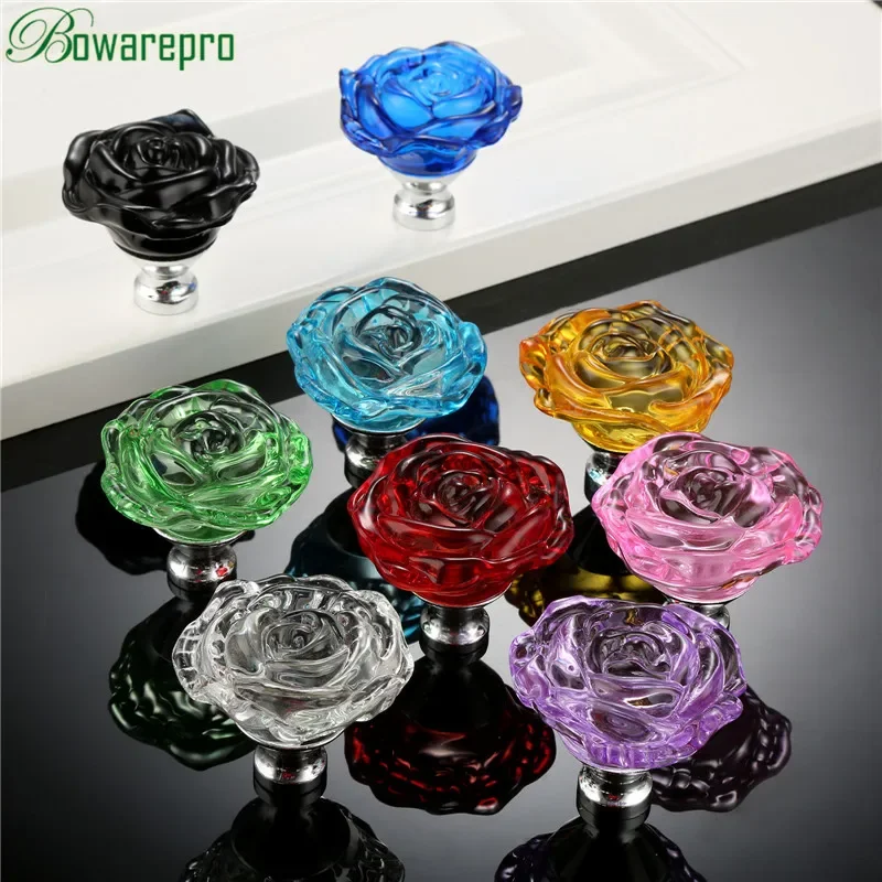 Bowarepro 50 มม.คริสตัลRoseแก้ - Furniture Hardware Factory บทวิจารณ์และราคา