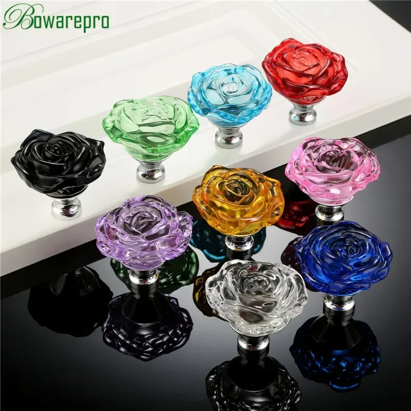 Bowarepro 50 มม.คริสตัลRoseแก้ - Furniture Hardware Factory บทวิจารณ์และราคา
