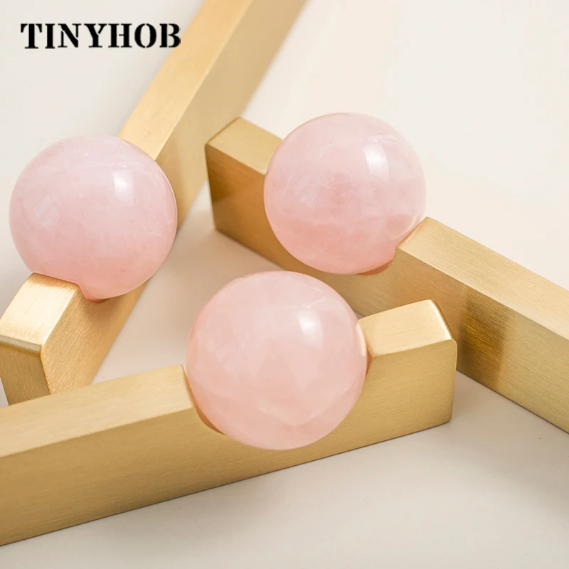 ลูกบอลคริสตัลสีขาว + ทองเหลือง - Furniture Hardware Drop Pulls บทวิจารณ์และราคา