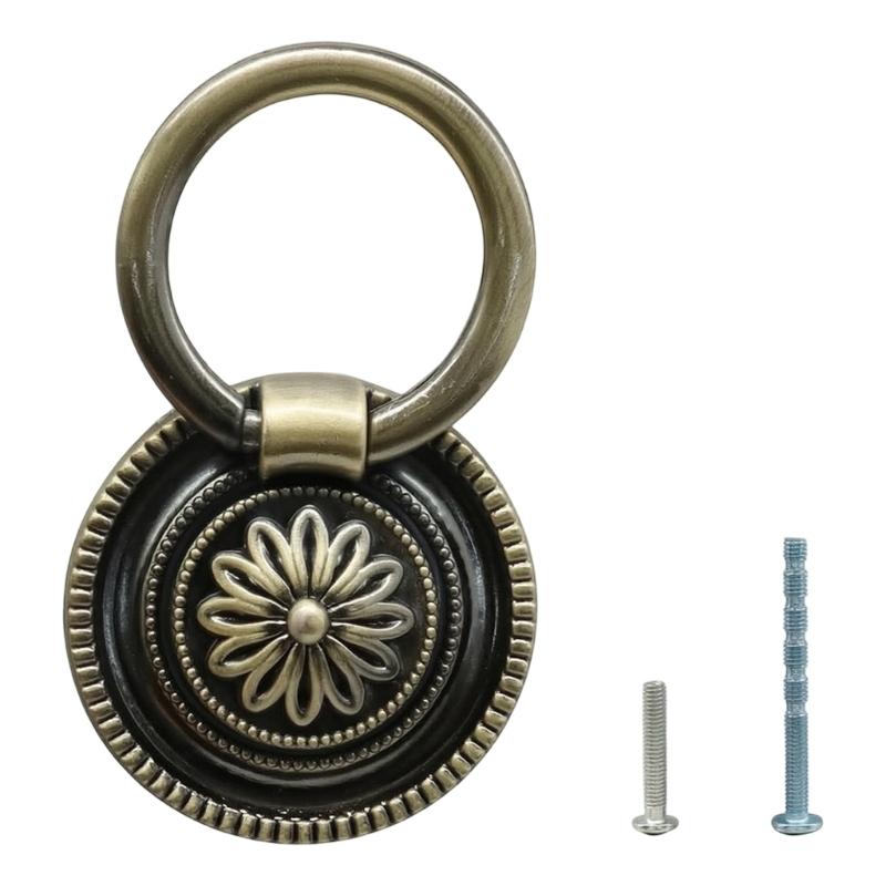 แพ็ค 6 Antique Bronze Drop ดึง - Furniture Hardware Drop Pulls บทวิจารณ์และราคา