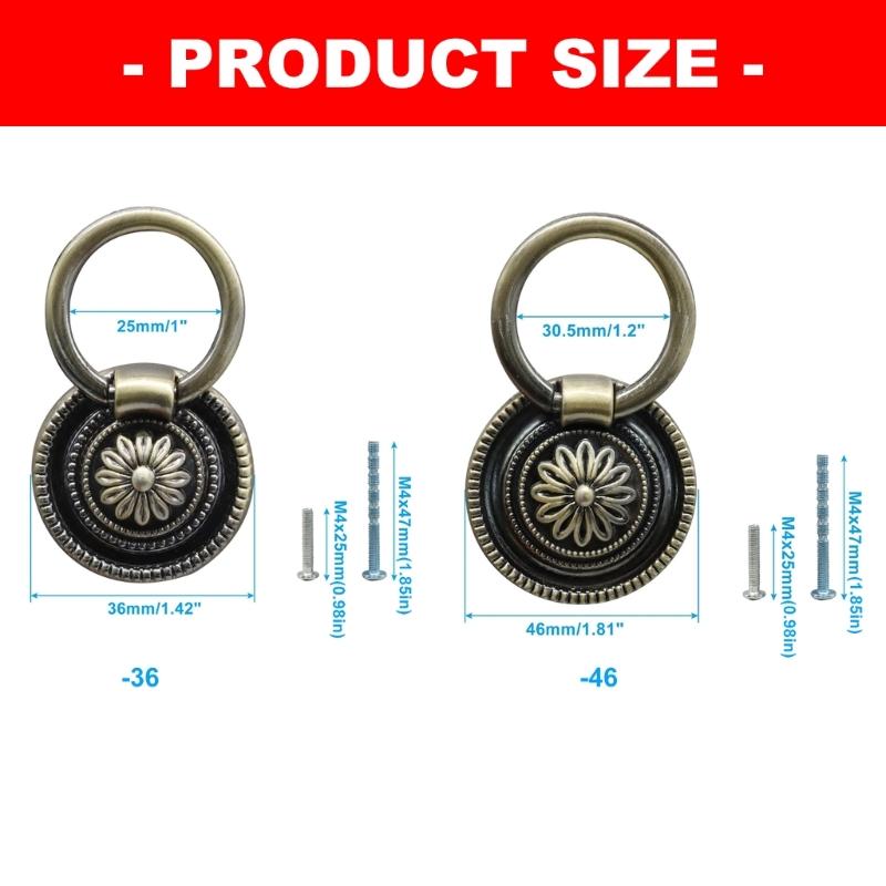 แพ็ค 6 Antique Bronze Drop ดึง - Furniture Hardware Drop Pulls บทวิจารณ์และราคา