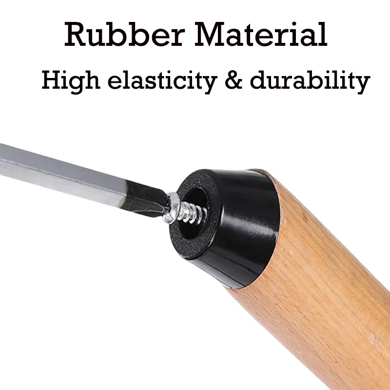 8pcs ยางสีดําฟุตเก้าอี้ Protec - Furniture Hardware Legs บทวิจารณ์และราคา