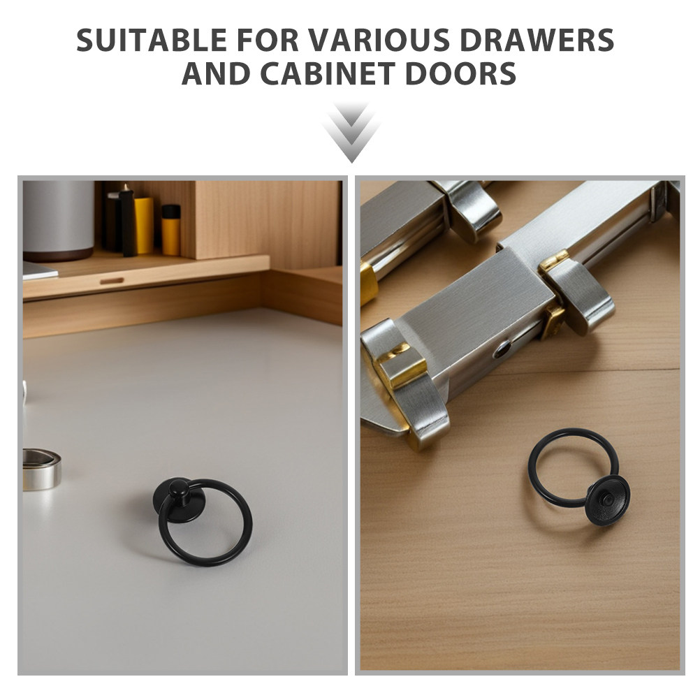 มือจับแบบวงแหวนโลหะผสมสังกะสีว - Furniture Hardware Drop Pulls บทวิจารณ์และราคา
