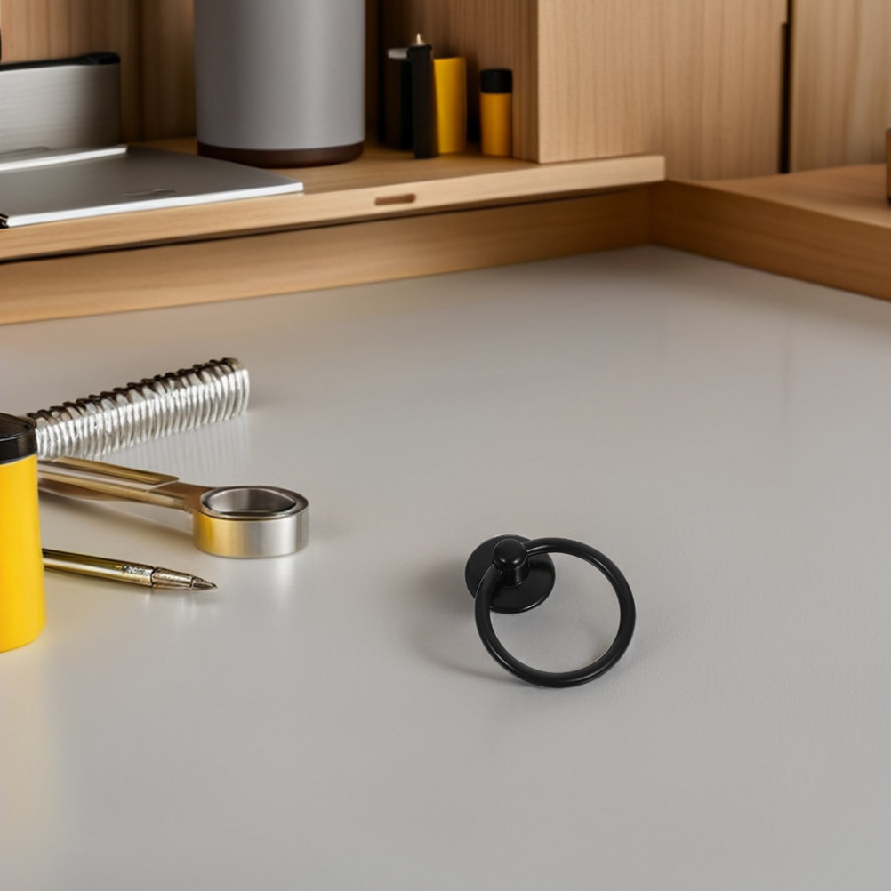 มือจับแบบวงแหวนโลหะผสมสังกะสีว - Furniture Hardware Drop Pulls บทวิจารณ์และราคา