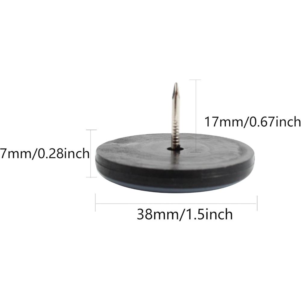 แผ่นรองขาเฟอร์นิเจอร์ทรงกลม 4/ - Furniture Hardware Legs บทวิจารณ์และราคา