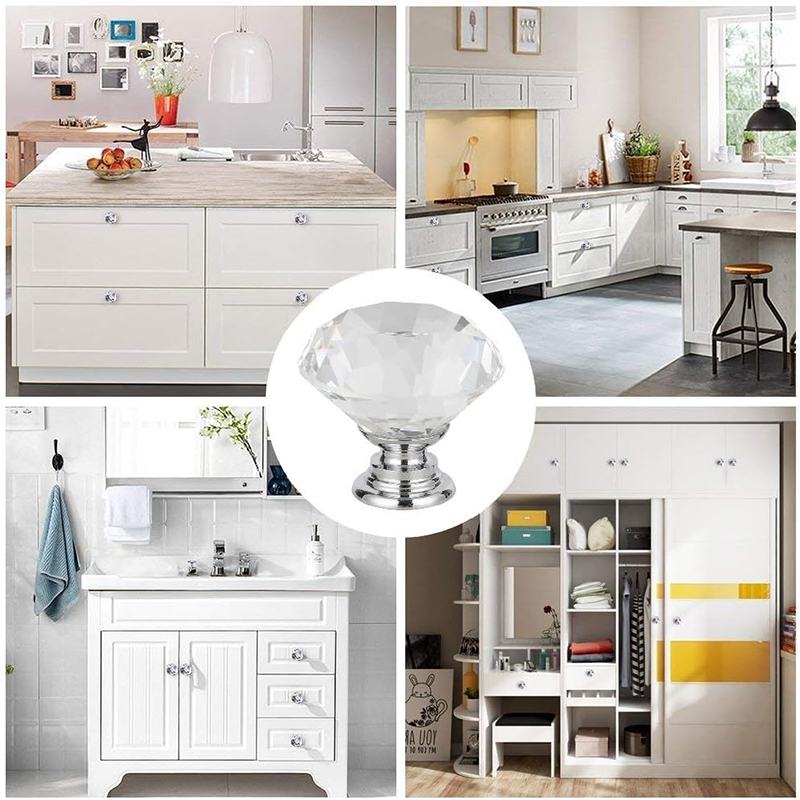 ลูกบิดตู้ 6 ชิ้น พร้อมสกรู ขนา - Furniture Hardware Legs บทวิจารณ์และราคา