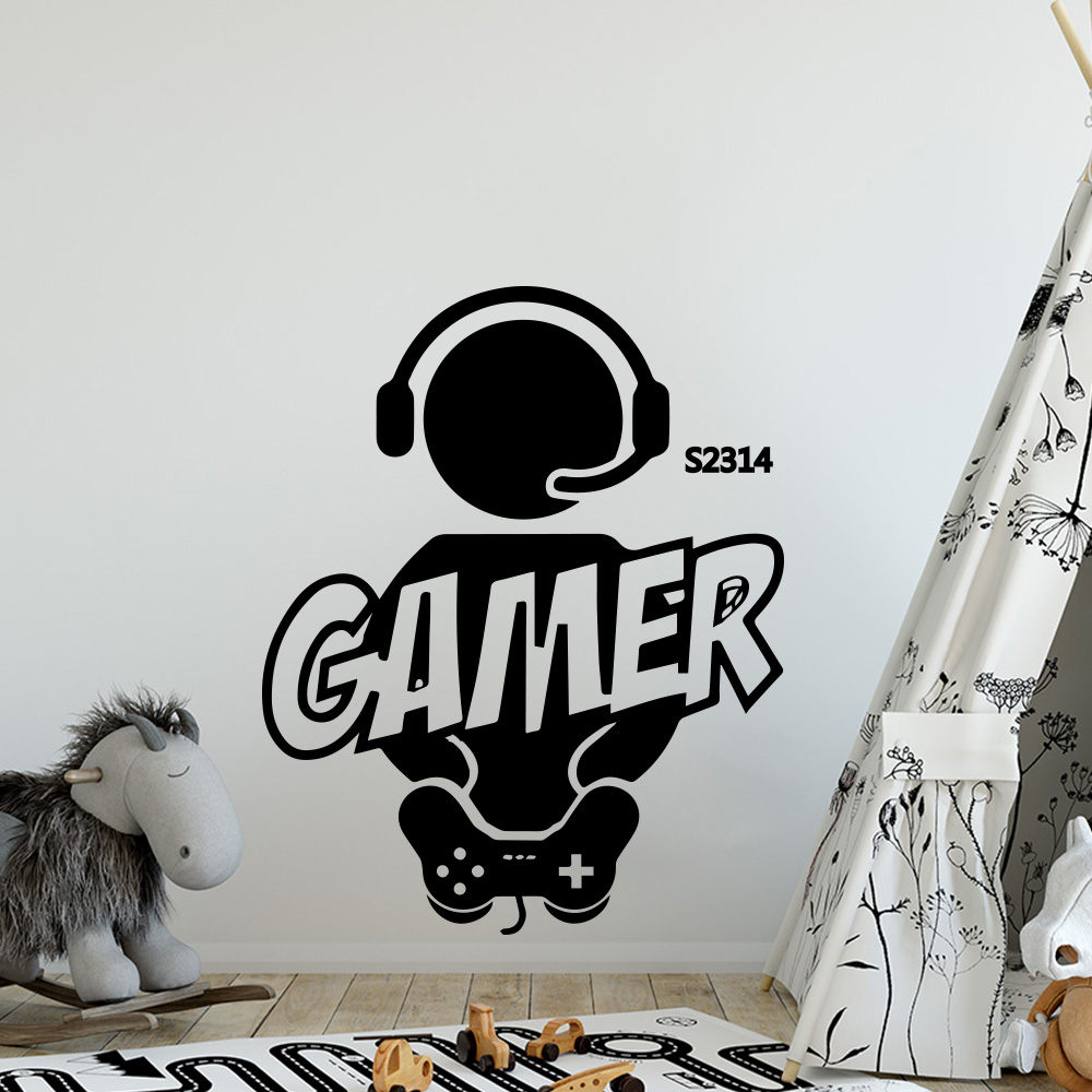 1 PC Gamer Wall Art Decal สําห - Furniture Hardware Factory บทวิจารณ์และราคา