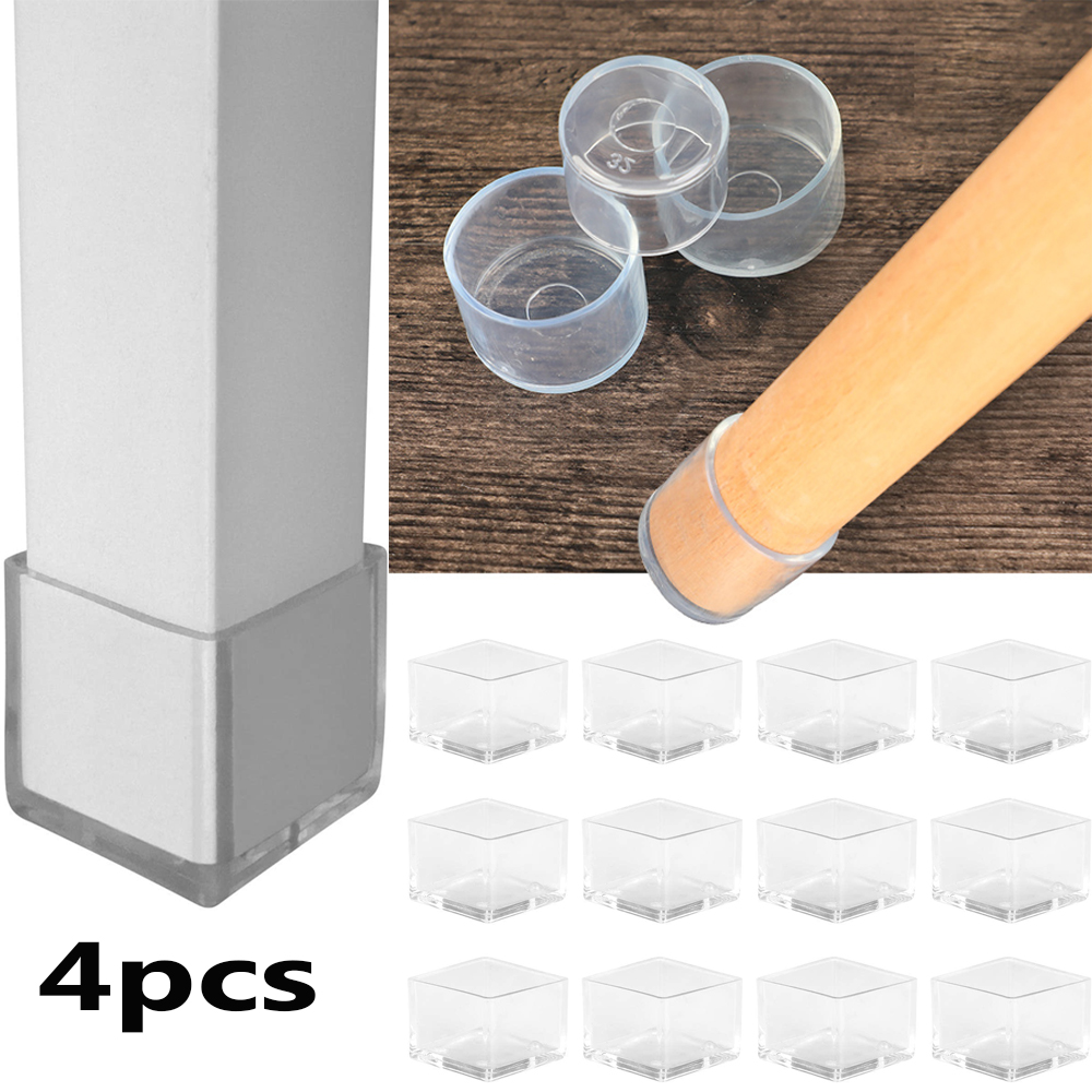 4ชิ้น/เซ็ตเก้าอี้ตารางฟุต Caps - Furniture Hardware Legs บทวิจารณ์และราคา